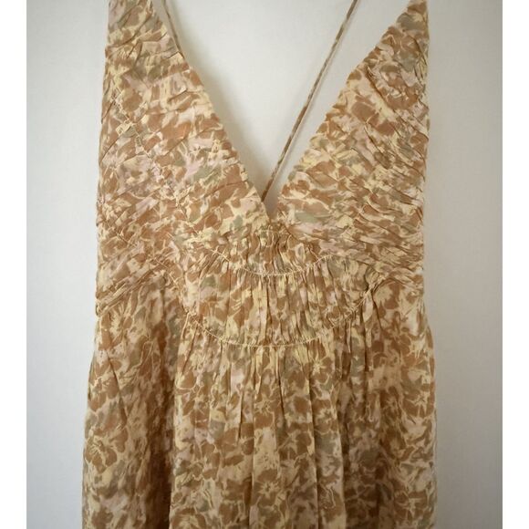 NWT Treasure & Bond Smocked Bodice Strappy Back Cotton Maxi Dress Sz XXL - Picture 9 of 10